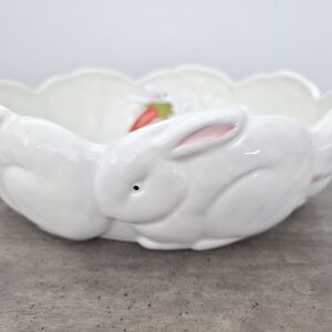 Easter Bunny Rabbit Bowl Dish Easter decor 2026